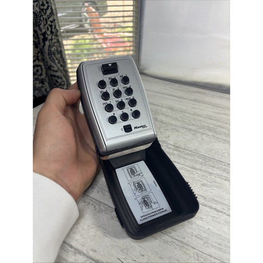 Master Lock 5423D Wall Mount Push Button Lock Box Secure Key Storage Ready 2 Use
