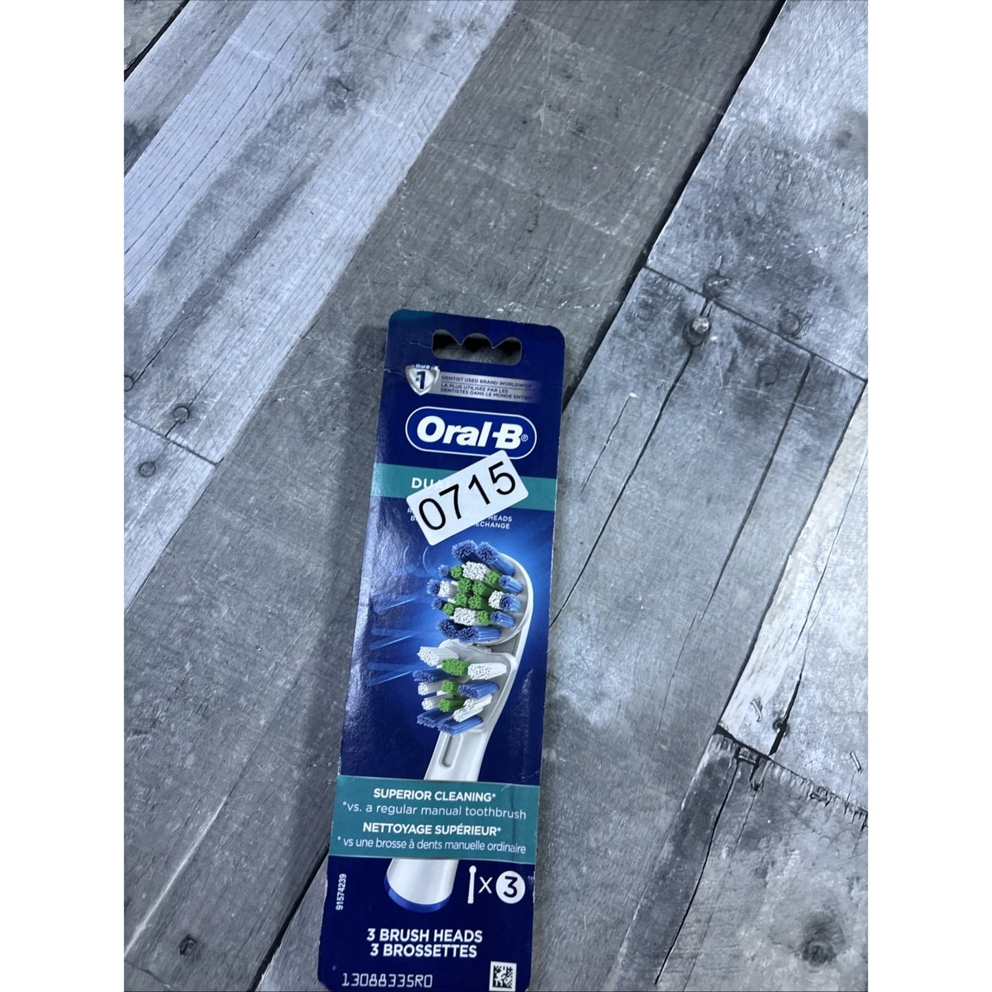Oral-B Dual Clean Dual Action 3 Pack Replacement Electric Brush Head Refill