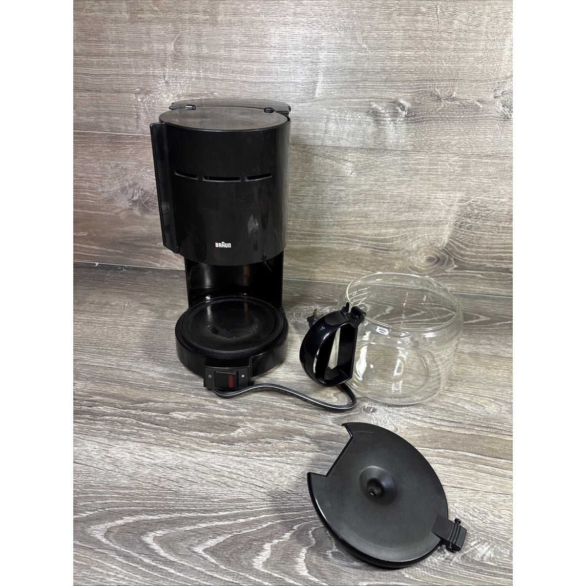 Braun Aromaster KF 400 10 Cup Coffee Maker Black Type 4085 w/ Flavor Seal Carafe