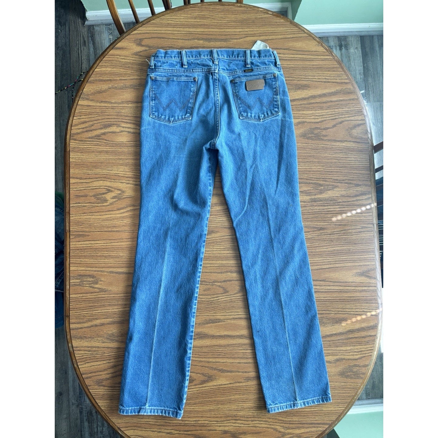 Wrangler Cowboy Cut Jeans Mens 35x36 Faded Blue - Vintage 90s 936DEN