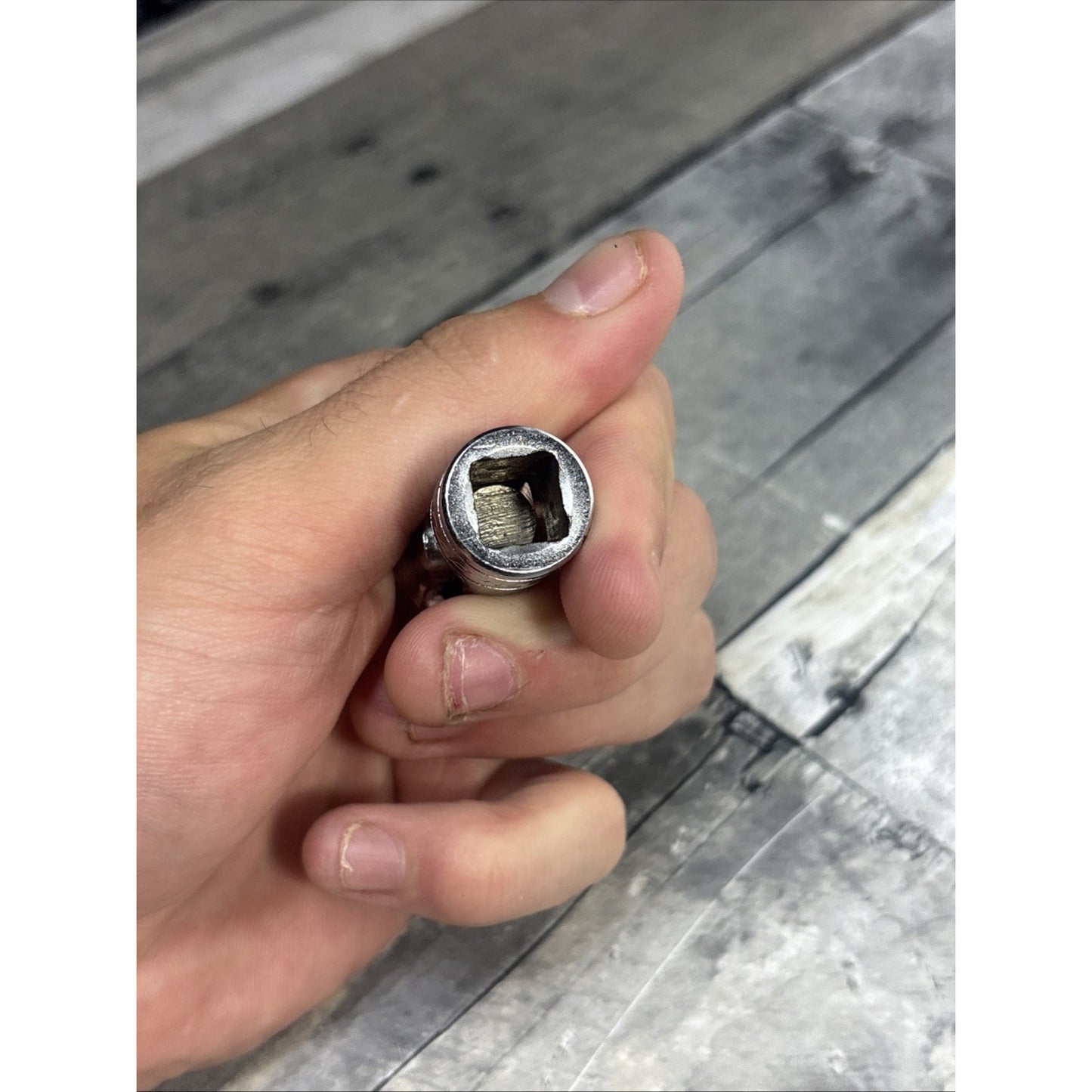 Snap On #FS18A - 9/16”, SAE, Swivel Socket, 3/8" Drive, 6 Point, Chrome-USA