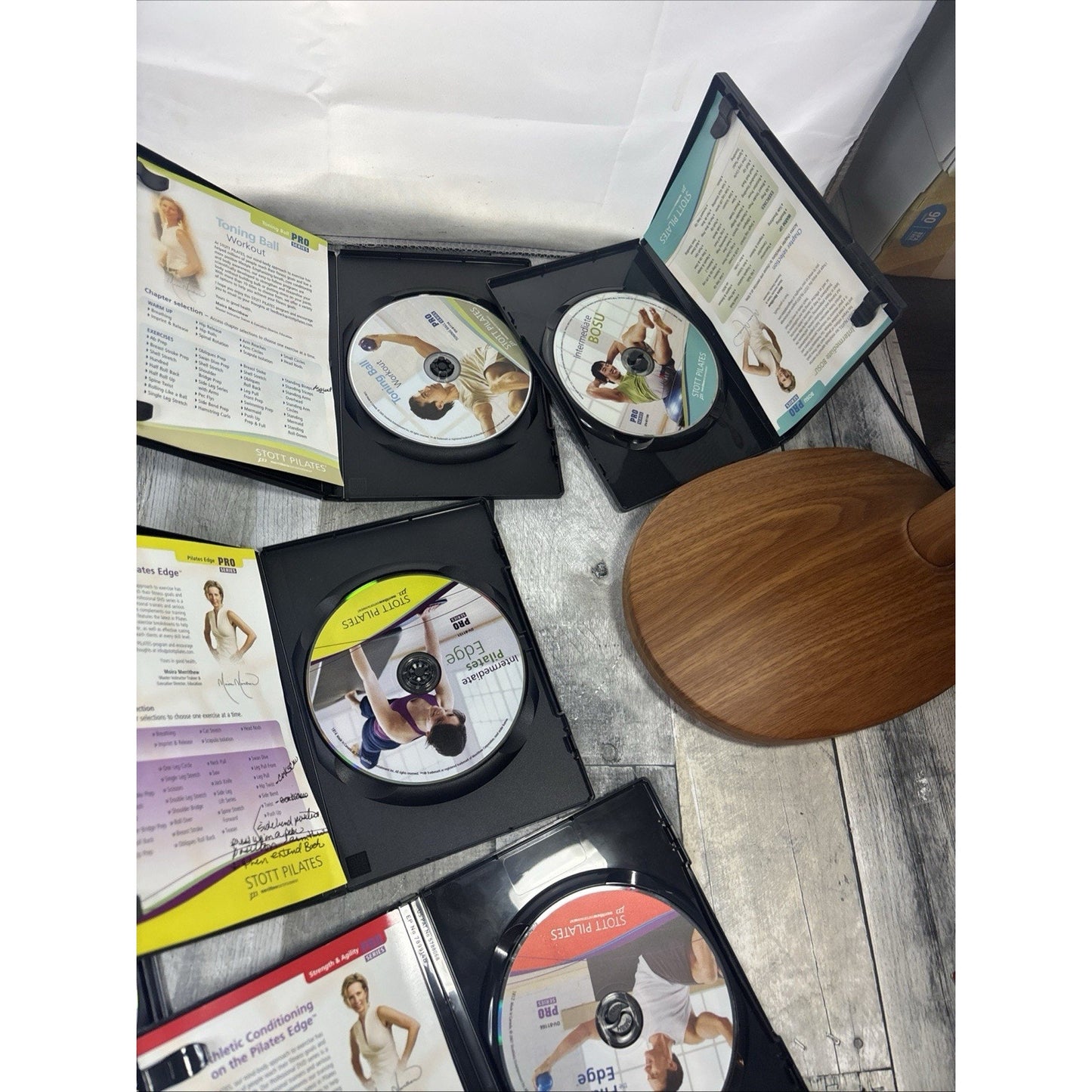 Lot of (9) Stott Pilates Pro Series Exercise/Workout DVDs - Moira Merrithew