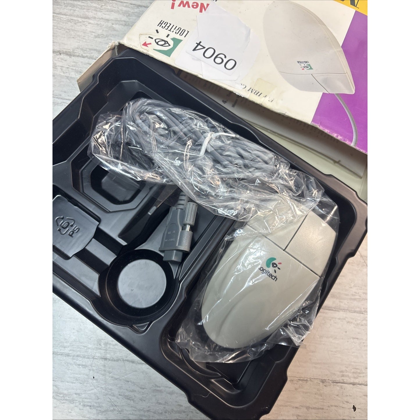 Logitech First Mouse PS/2 Wired Model IBM Compatibles New Open Box