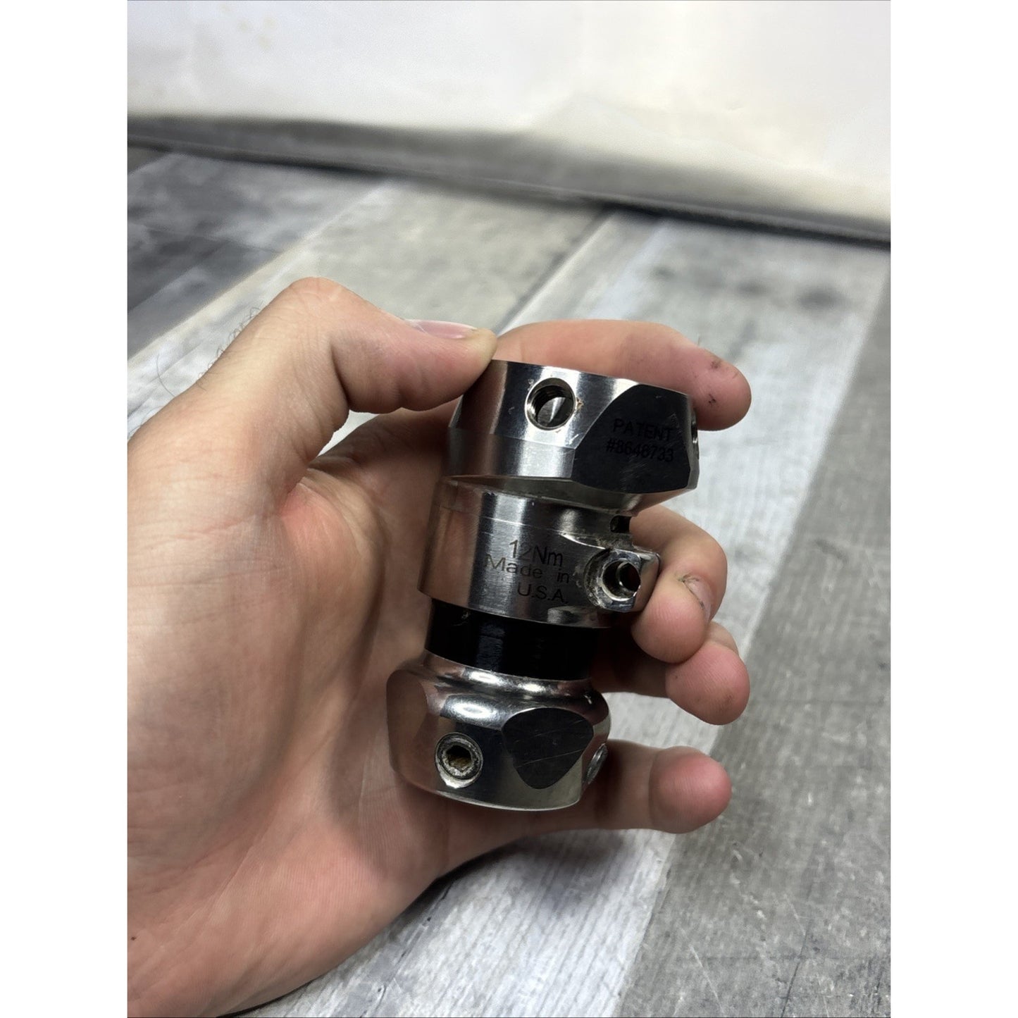 TiMed A-805 Titanium Sliding Tube Clamp Adapter with Pyramid Receiver Combo