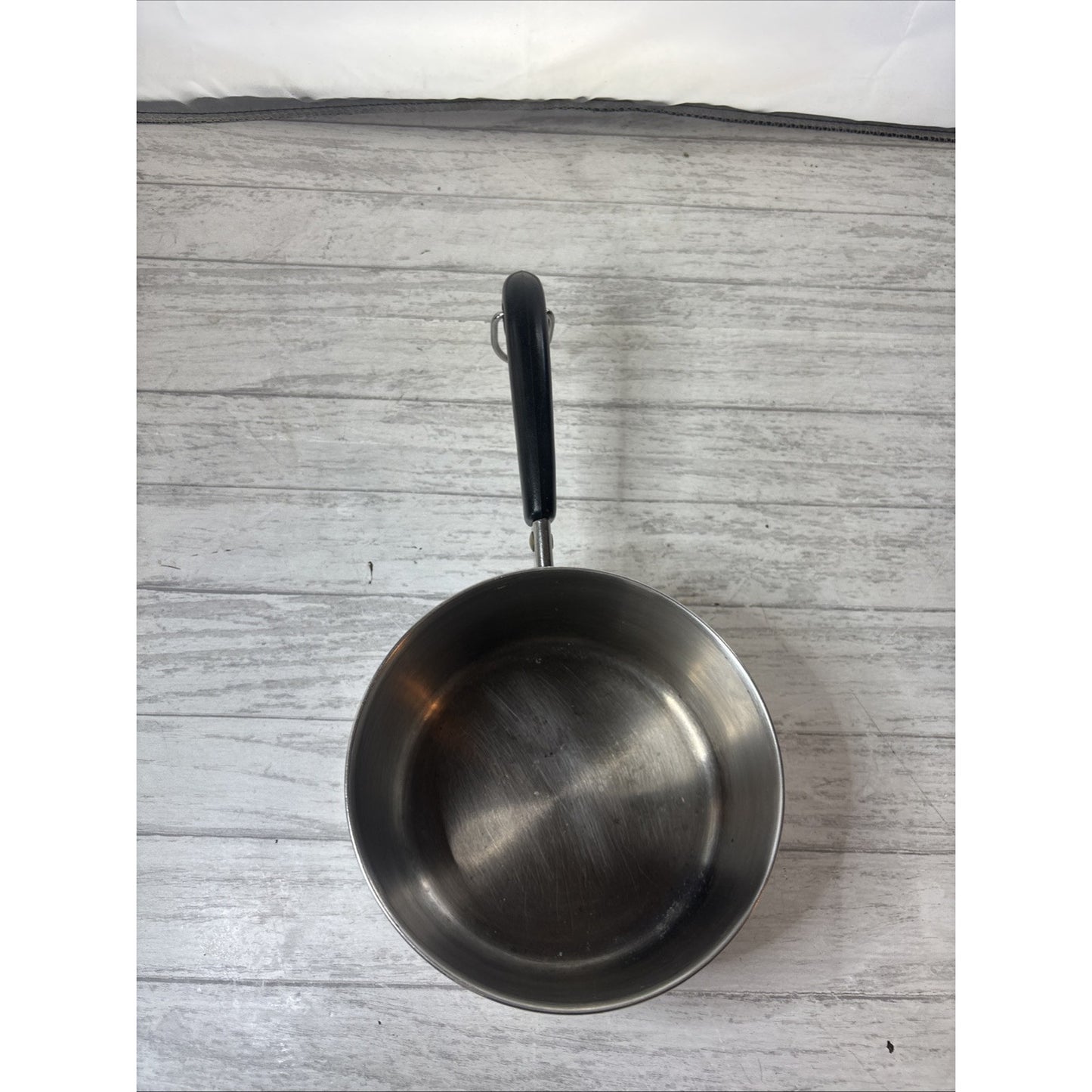 Revere Ware Stainless Tri Ply Disc Clad Bottom 1 QT Saucepan Lid Clinton IL USA