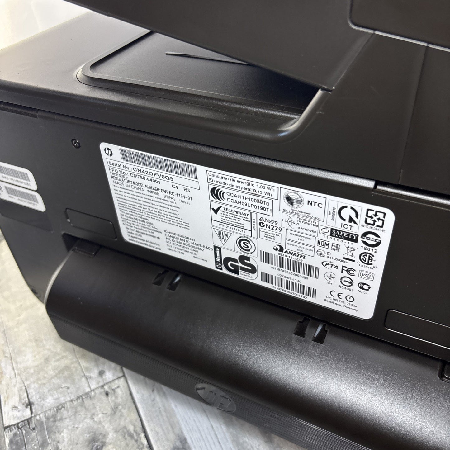 HP Officejet Pro 8600 Plus Wireless All-in-One Printer N911g - FULLY TESTED