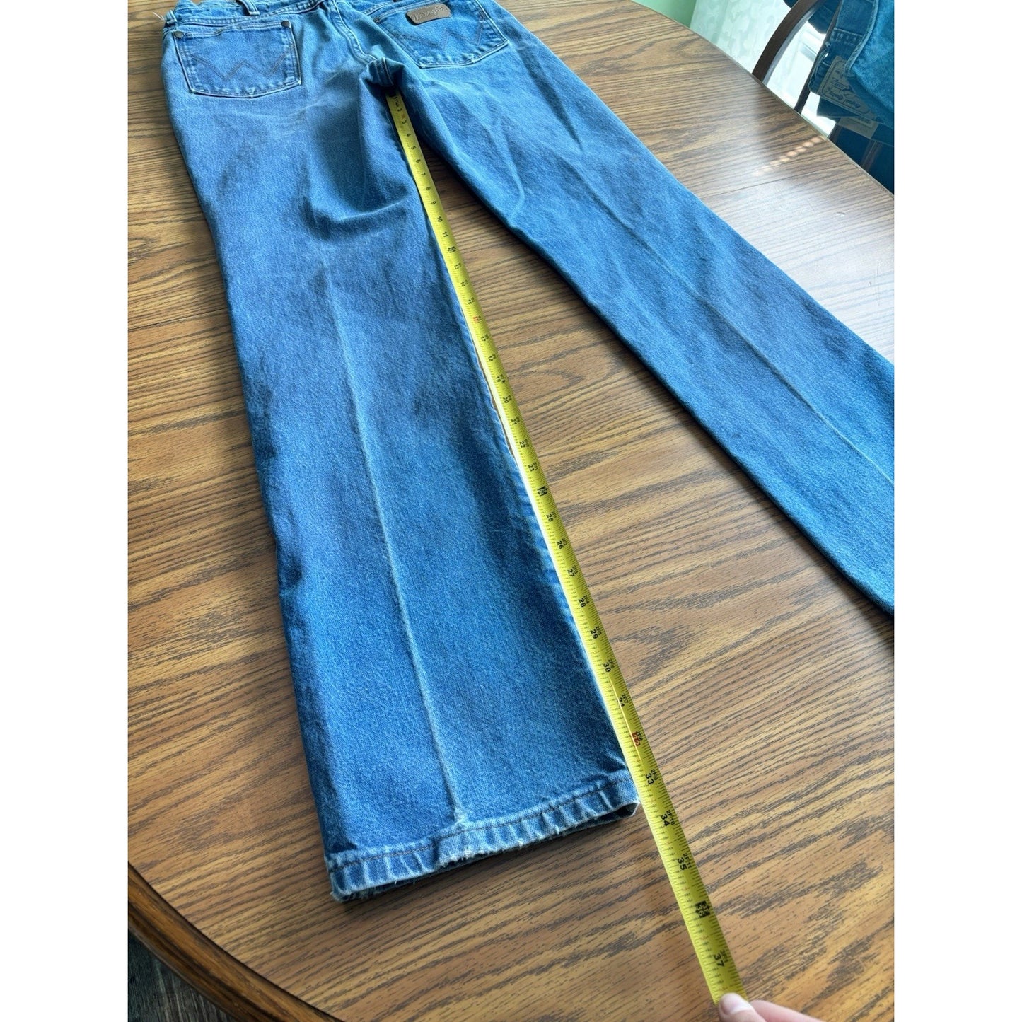 Wrangler Cowboy Cut Jeans Mens 35x36 Faded Blue - Vintage 90s 936DEN