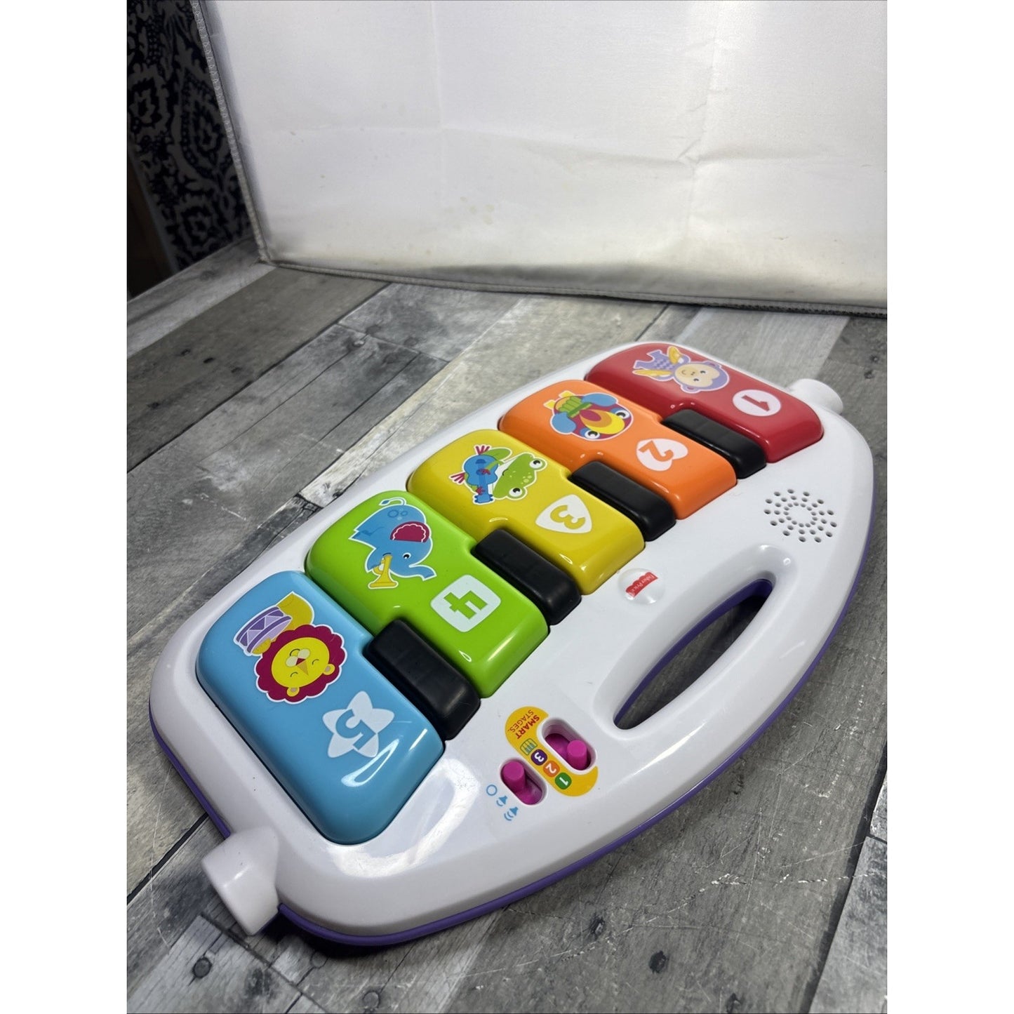 Red Fisher Price Deluxe Kick and Play Gym Replacement Piano Keyboard Tested