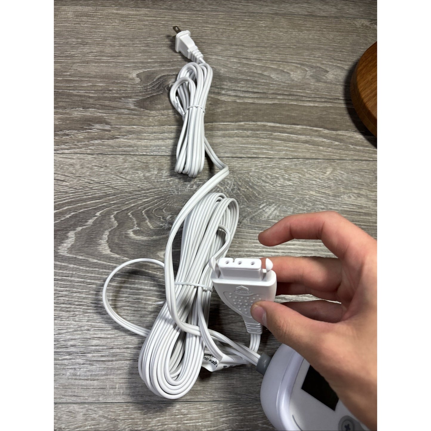 Brookstone LL-A16-10BL Heated Blanket Controller Timer 3-Prong Cord TESTED
