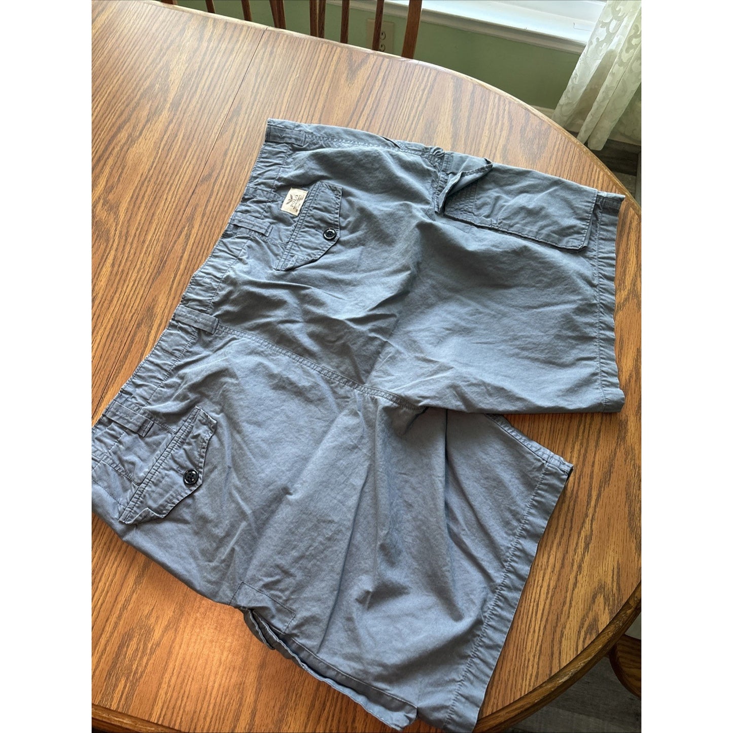 Polo Ralph Lauren Classic Fit Men Gray Cargo Shorts Size 48 Military Utility