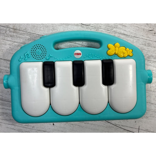 Fisher Price Kick N Play Toy Blue Piano Keyboard - Clean Tested Works!