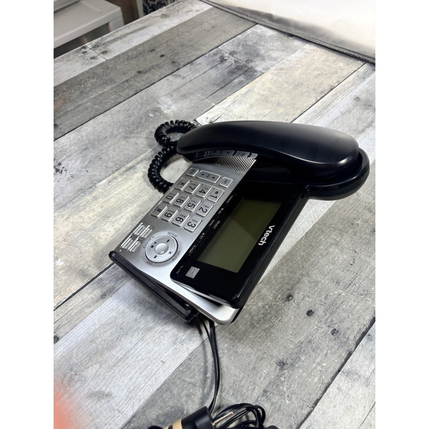 VTech CS5249 Corded Phone w Digital Answering Machine Caller ID Tested READ