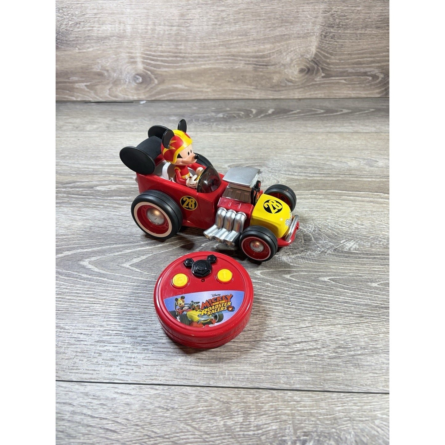 DISNEY Mickey and The Roadster Racers RC Remote Control Car Tested Working