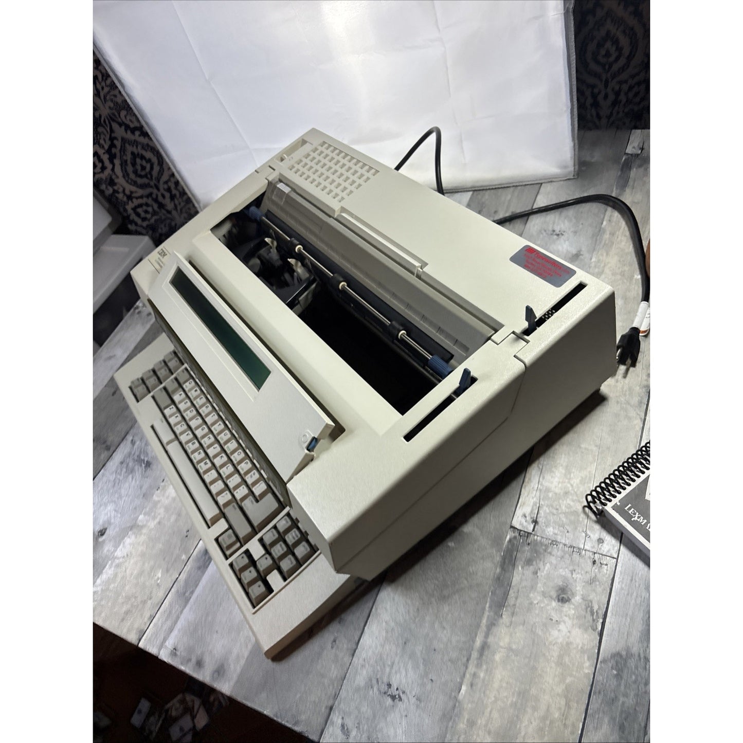 IBM Wheelwriter 3500 Lexmark Electronic Typewriter TESTED W/ Manual