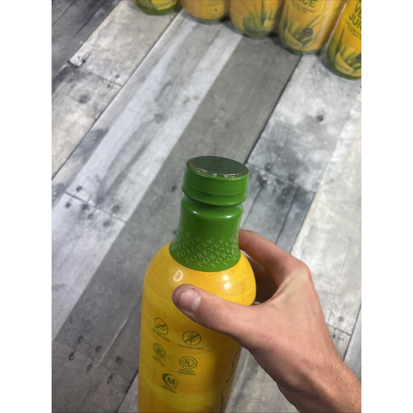 12 Forever Living Aloe Vera Juice 1 Liter Each ENERGY WELLNESS /Halal / Organic