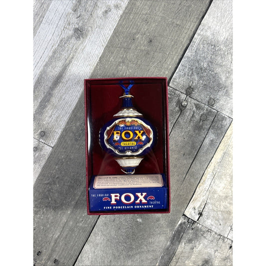 Fox Theater of Atlanta Porcelain Christmas Tree Ornament RARE