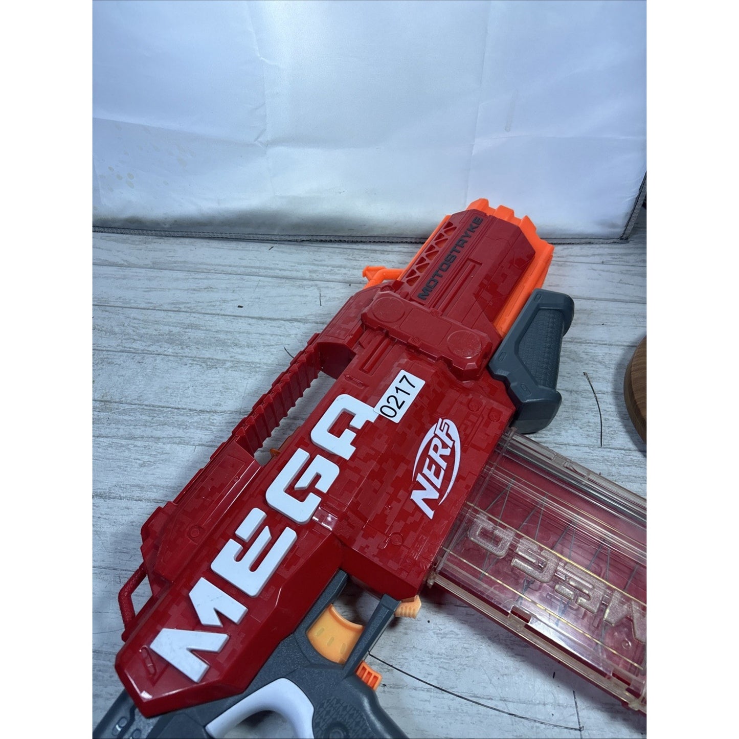 NERF Mega Motostryke Motorized 10 Dart Blaster (E6473) - Red