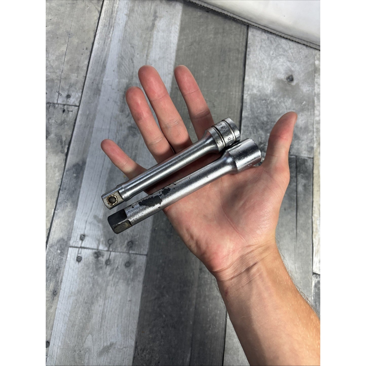 Snap-On SVX5 & SX-5 Extension 1/2" Drive USA - Lot Of 2 Vintage