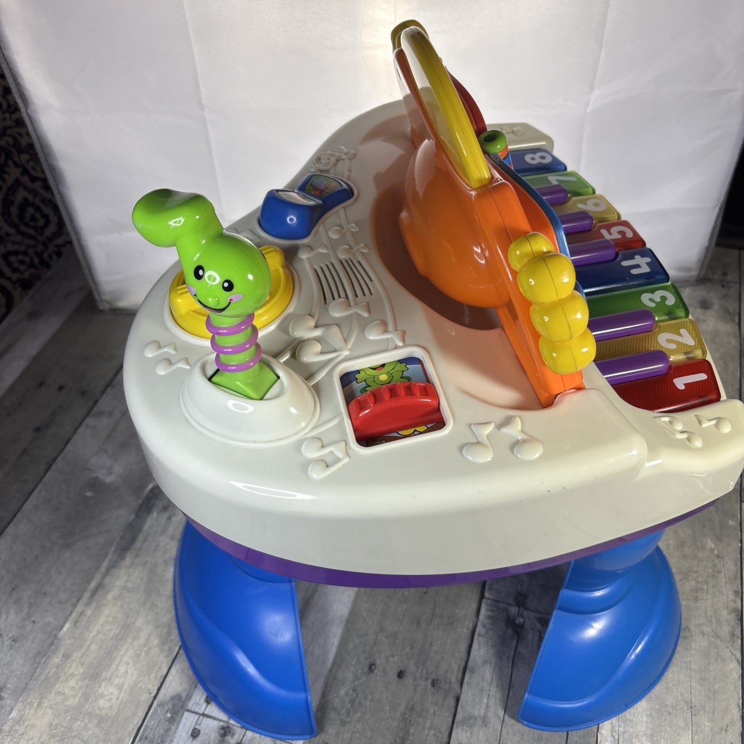 2006 Fisher Price Grand Piano Baby Toddler Laugh & Learn Toy Tested & Works