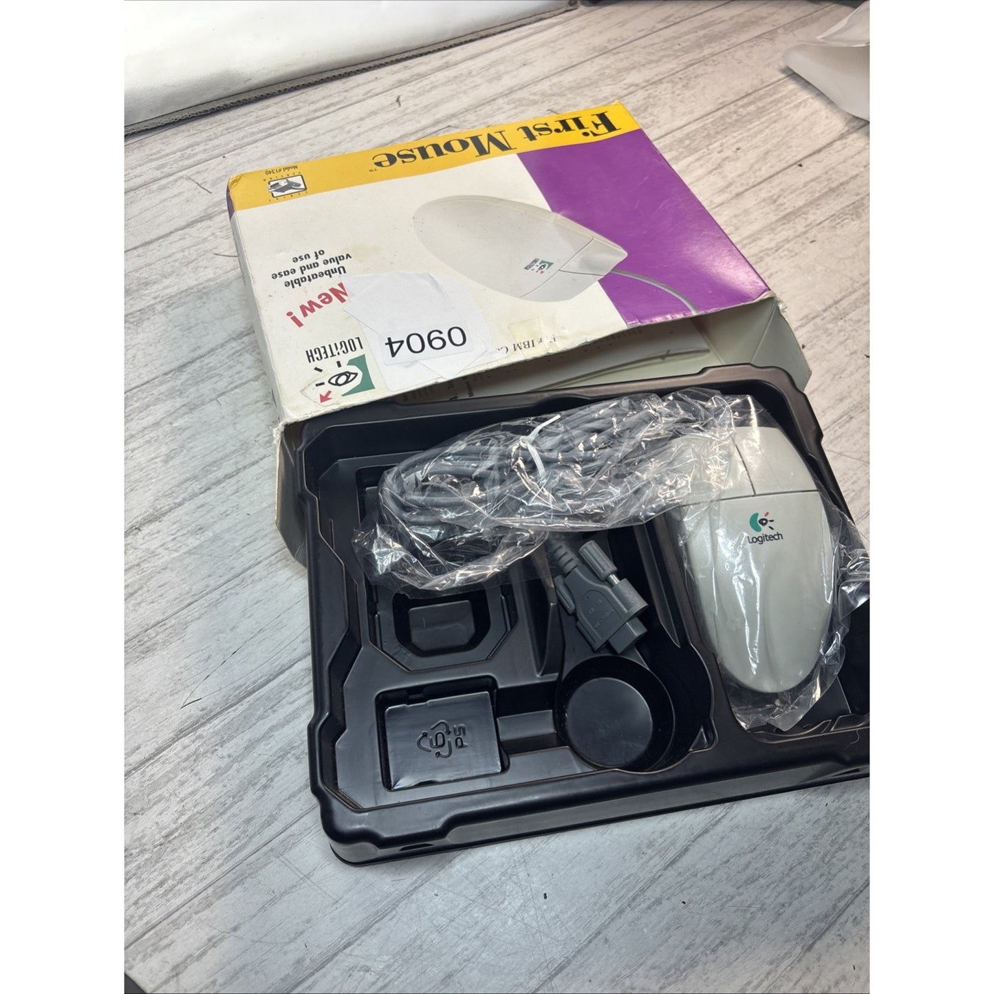 Logitech First Mouse PS/2 Wired Model IBM Compatibles New Open Box