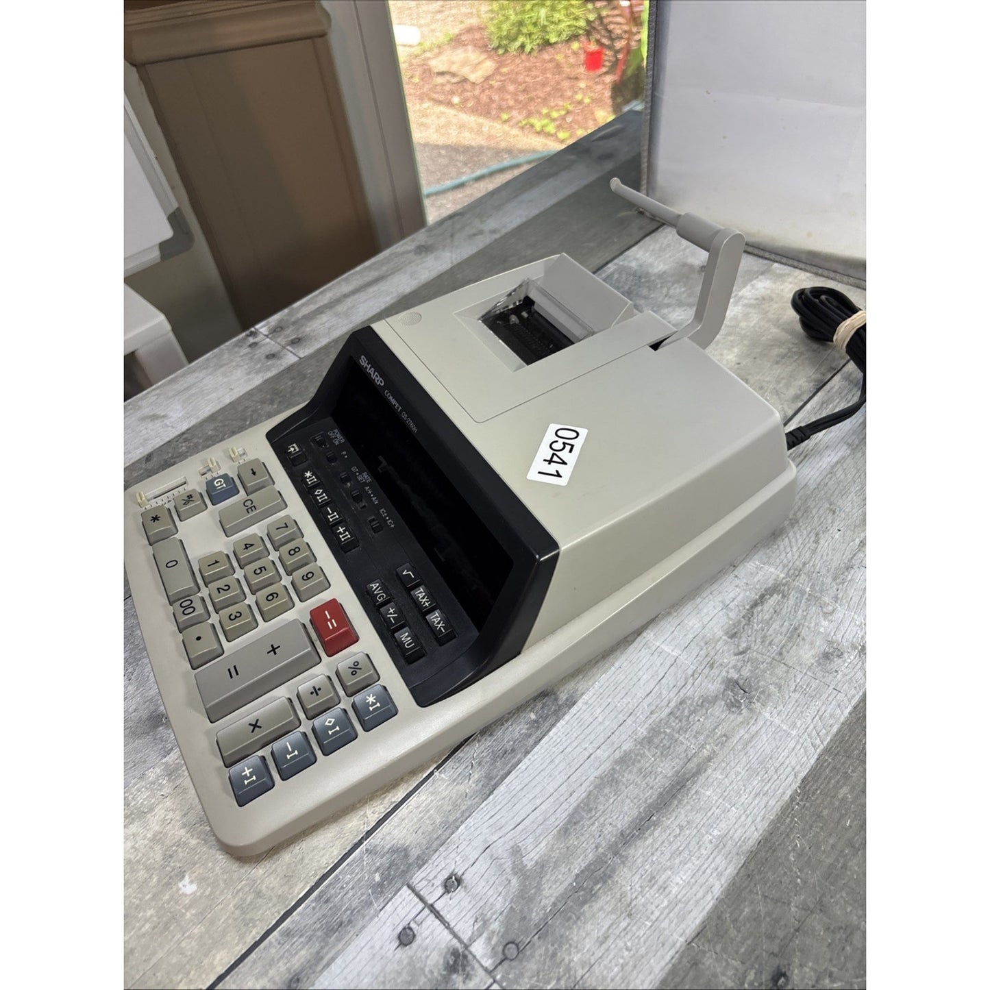 Sharp Compet QS-2760H Printing Calculator Desktop Adding Machine Tested