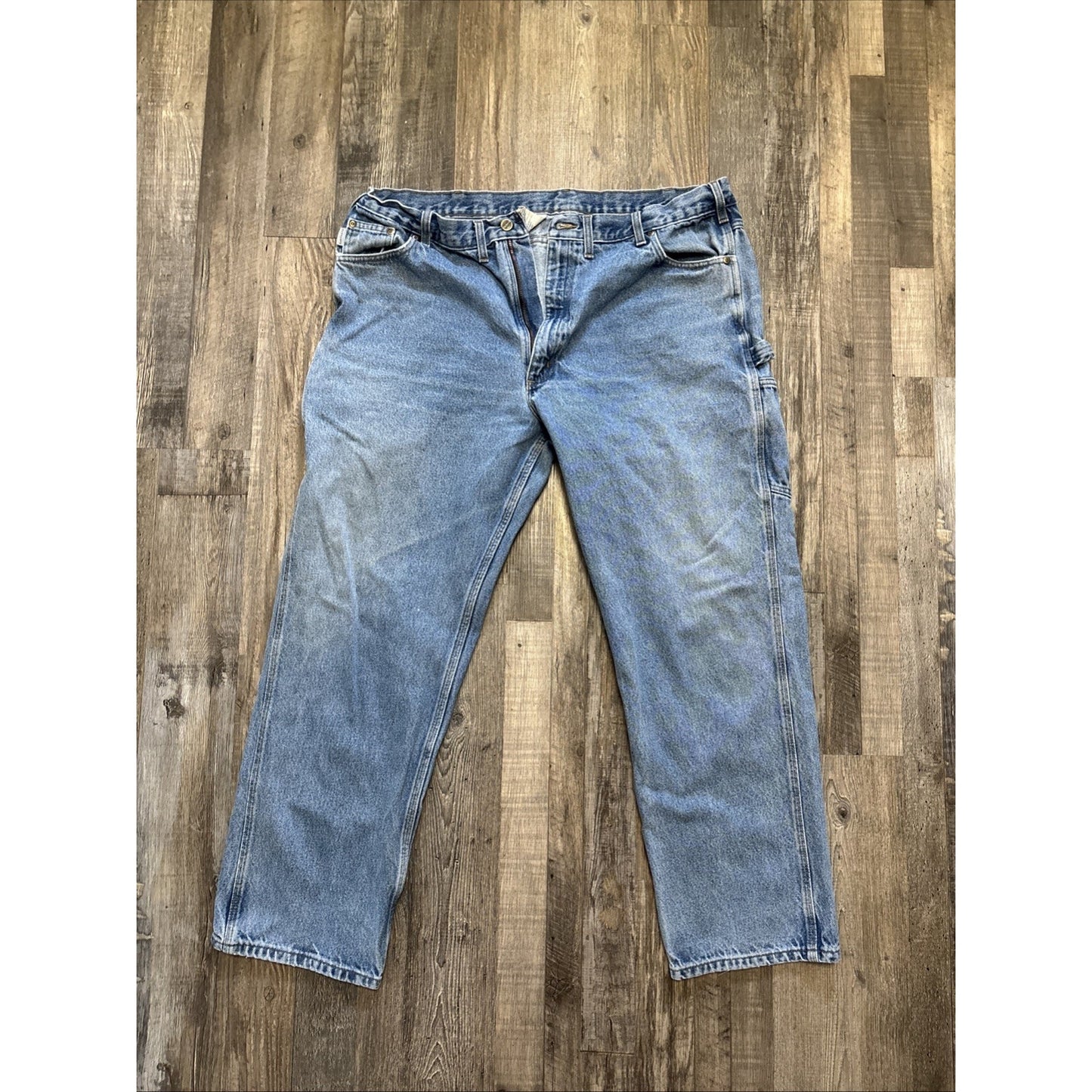 Carhartt Relaxed Fit Straight Leg Carpenter Jeans 44 X 32 B171 DST VTG