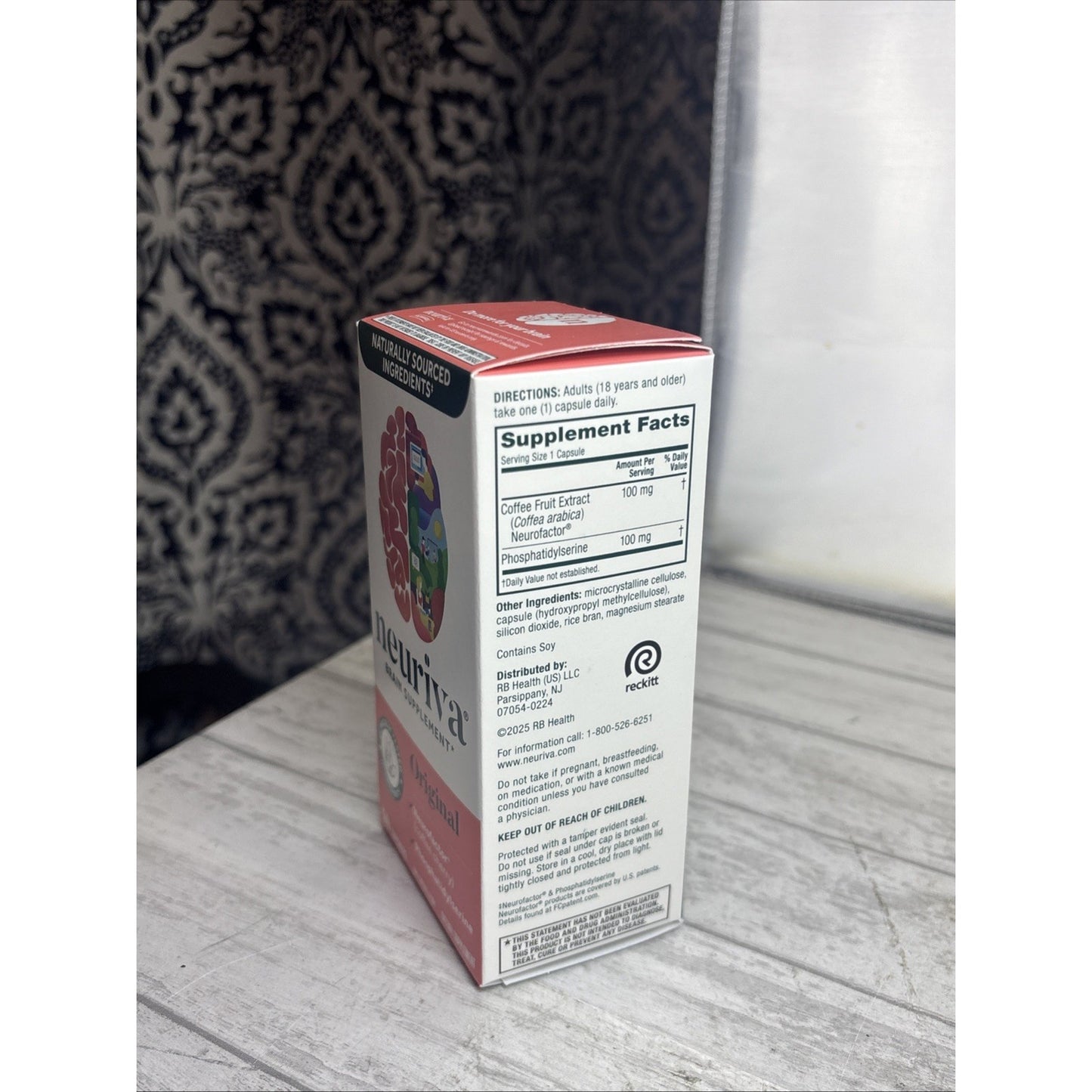 Neuriva Brain Health Supplement - Original - 50 Capsules (Sealed) New