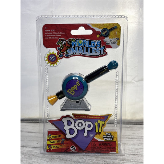 Worlds Smallest Bop It 2025 Twist It Pull It 25 th Anniversary Item # 5052