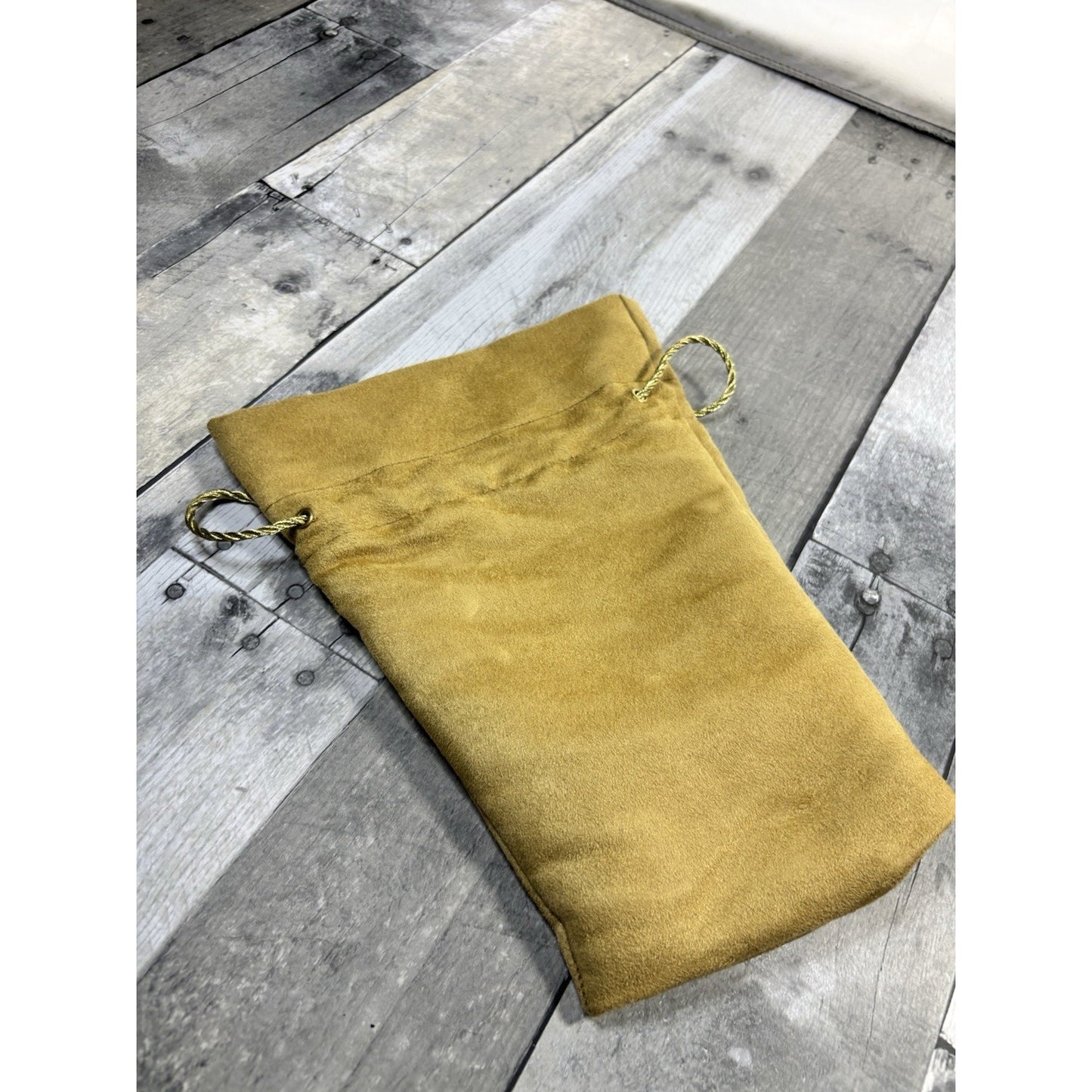 Crown Royal Special Reserve Gold Suede Velvet Whiskey Bag Large 1.75L Size