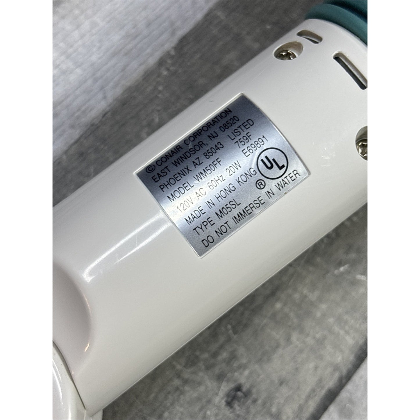Conair Body Trainer 2-Speed Wand Massager Adjustable Neck 16" WM50FF