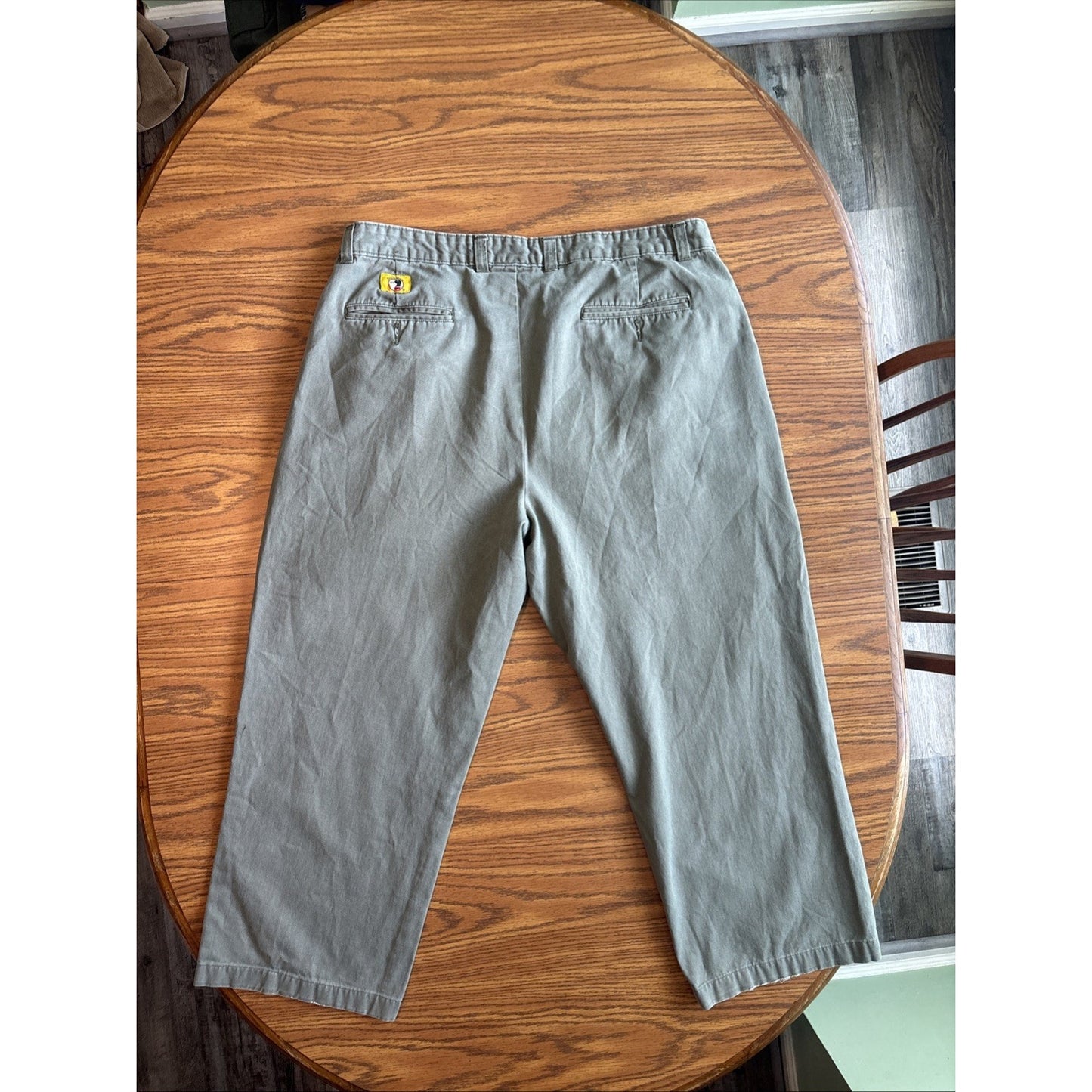 Duck Head Men’s Pleated Chino Pants - Olive Green - 100% Cotton - Sz 40