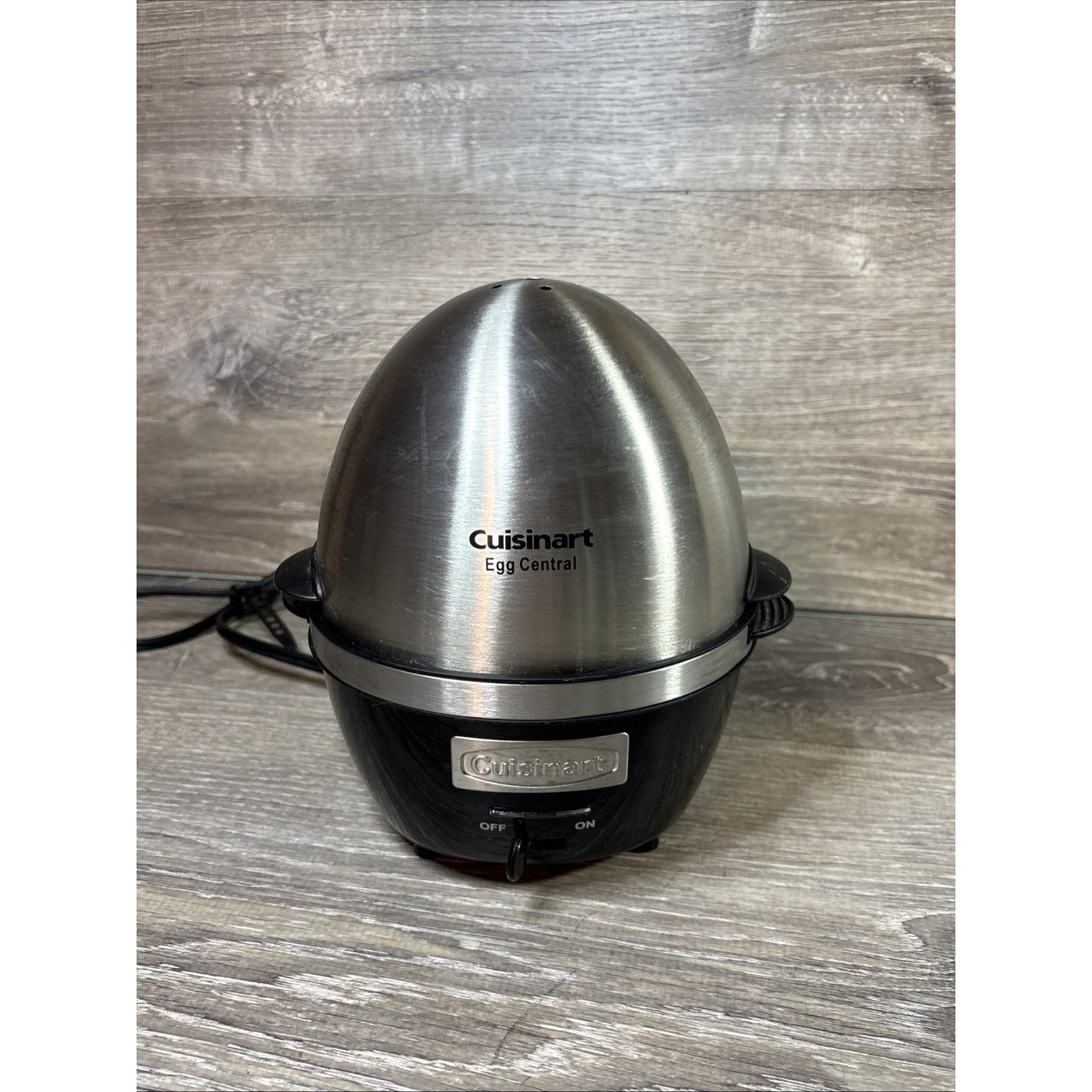 Cuisinart Egg Cooker Stainless Series Model CEC-7 Stainless Steel Tested/Works