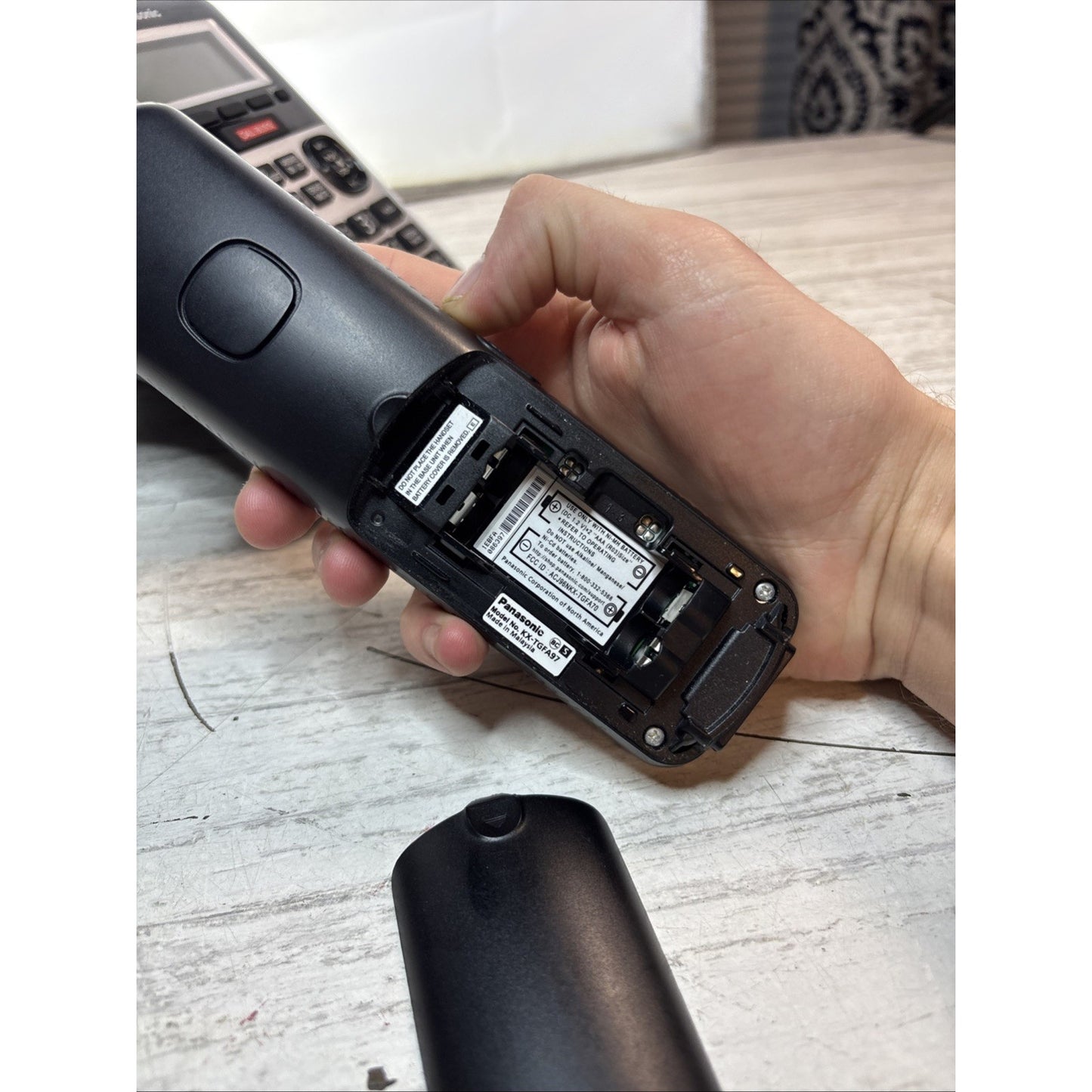 Panasonic KX-TGF970 Main Base Unit + 1 Phone Handset KX-TGFA97 Tested Working