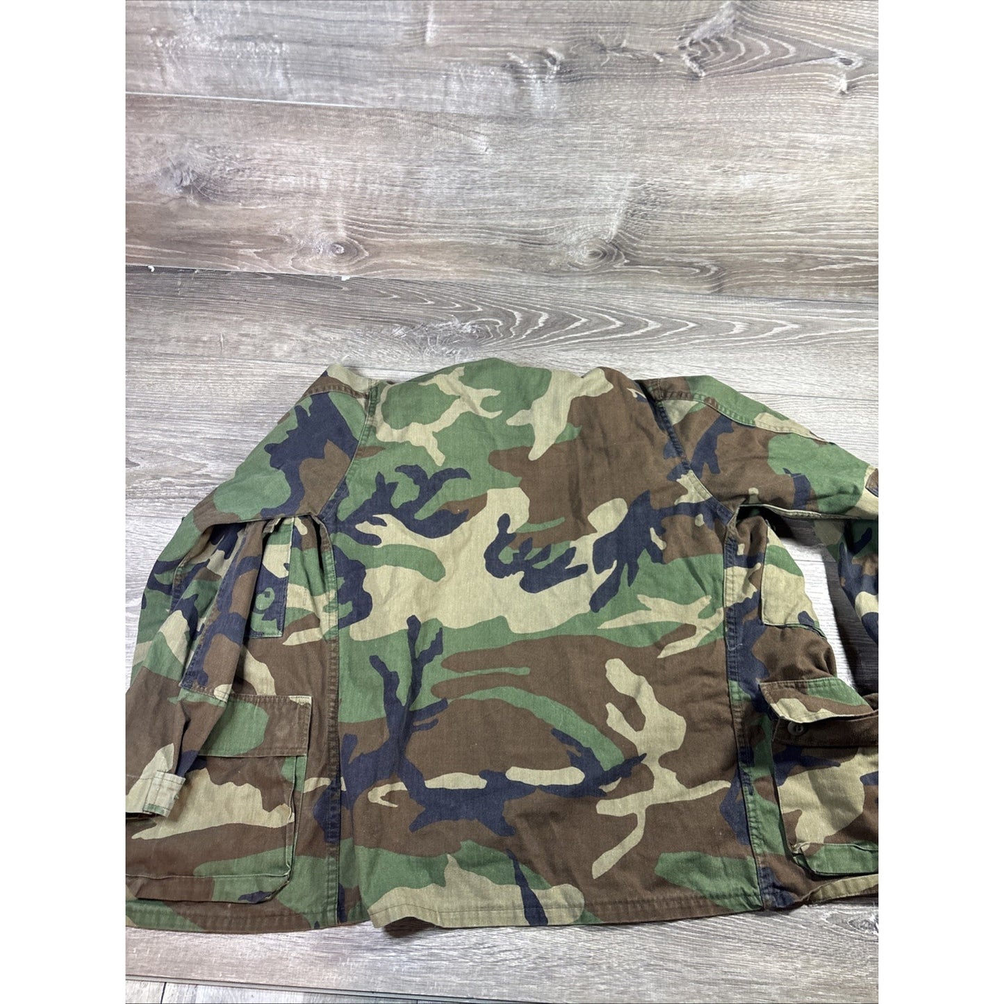 Vintage USMC Woodland BDU Field Coat Jacket X-Small Short
