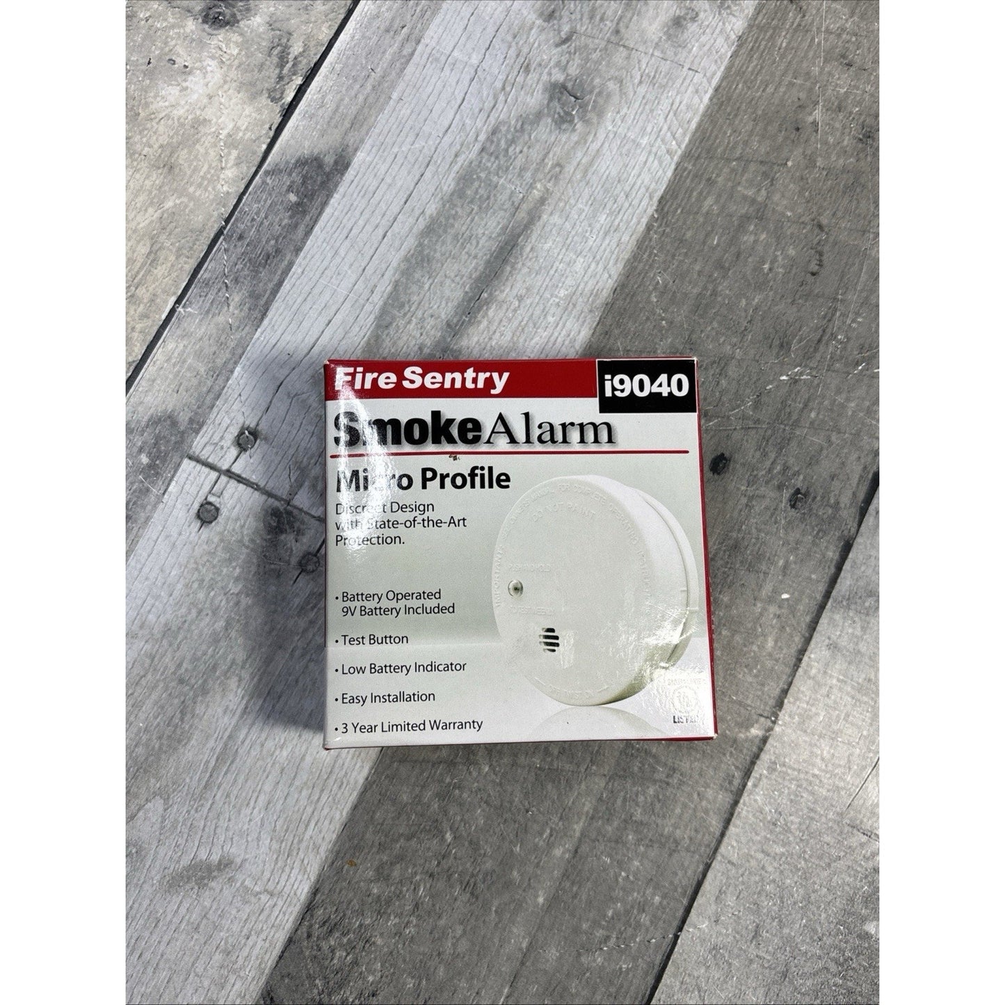FIRE SENTRY Smoke Alarm Detector Micro Profile Model i9040 Ionization