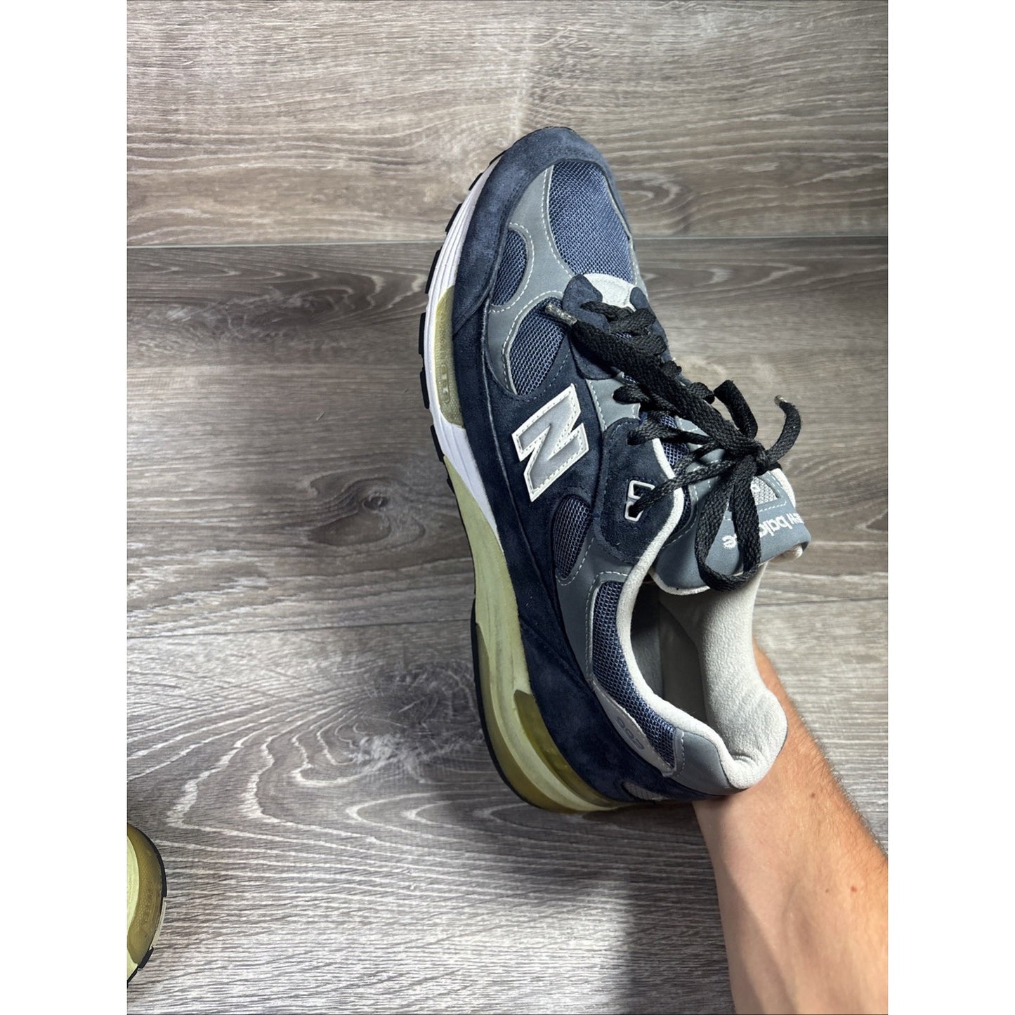 New Balance 992 Made in USA Navy Grey Size 12