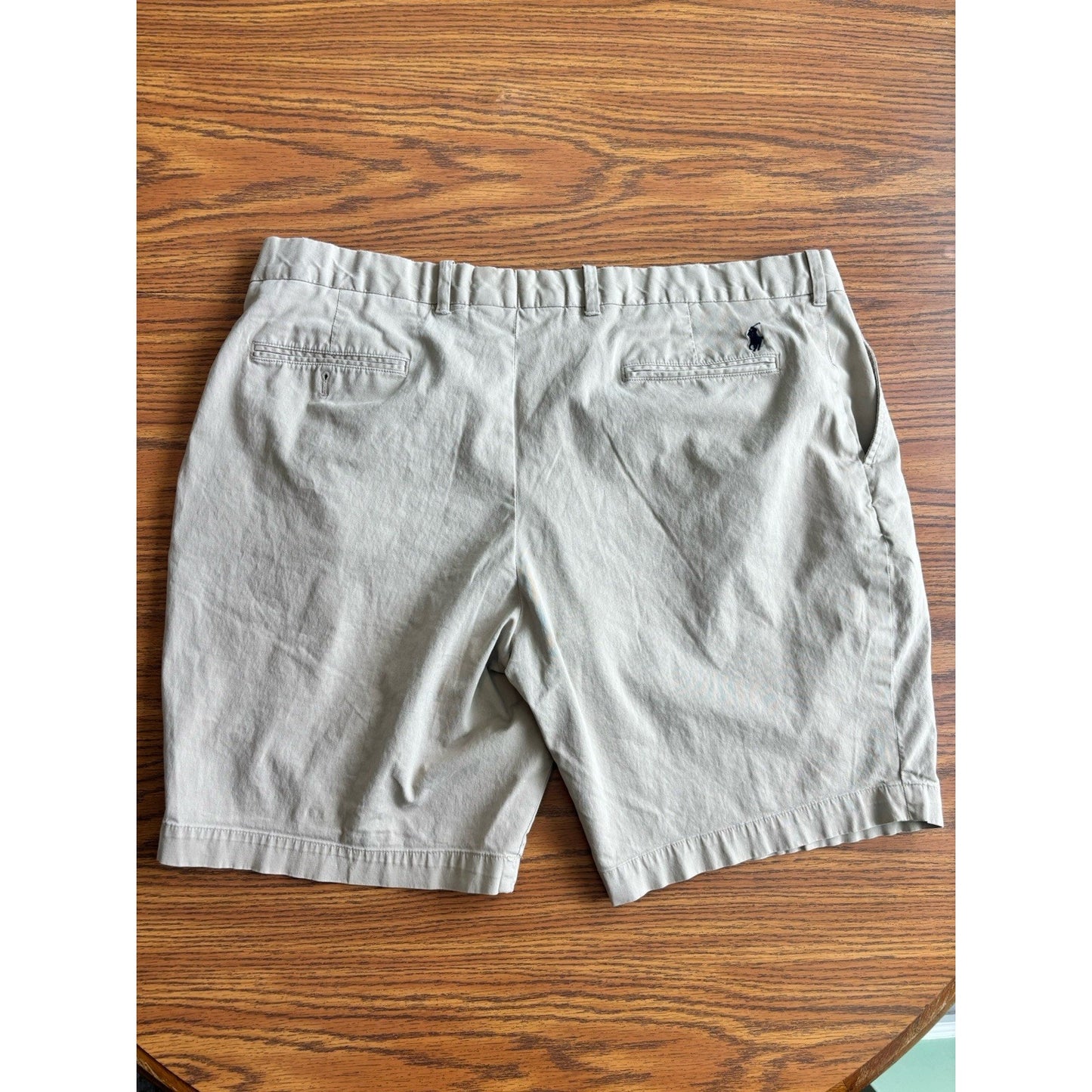 VINTAGE Polo Golf Ralph Lauren Fairway Short Khaki Chino Shield Mens 90s Sz 42