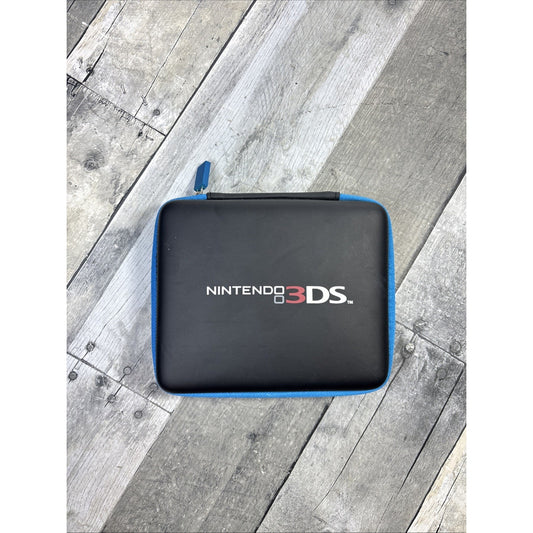 Nintendo 3DS Black Padded Travel Carrying Case Hard Shell Console Games