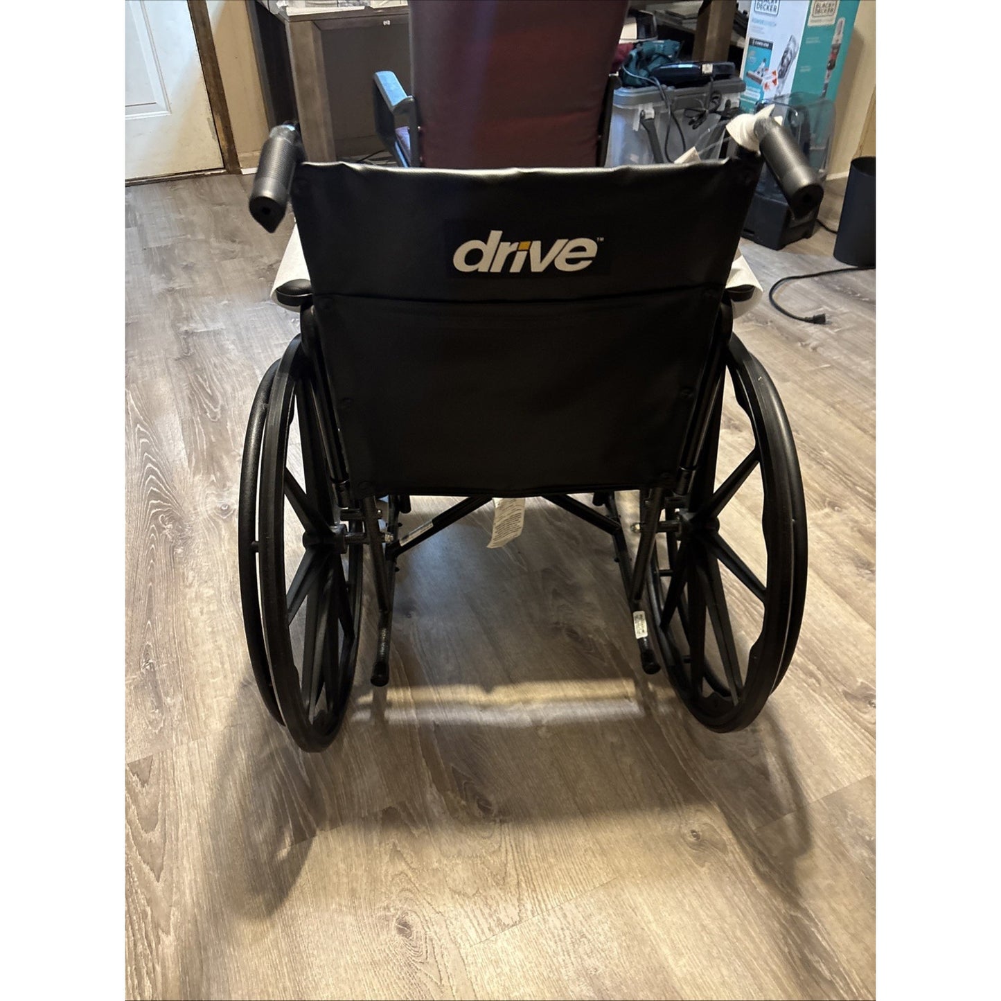 Drive Medical Silver Sport 2 Wheelchair - Black 18” Seat