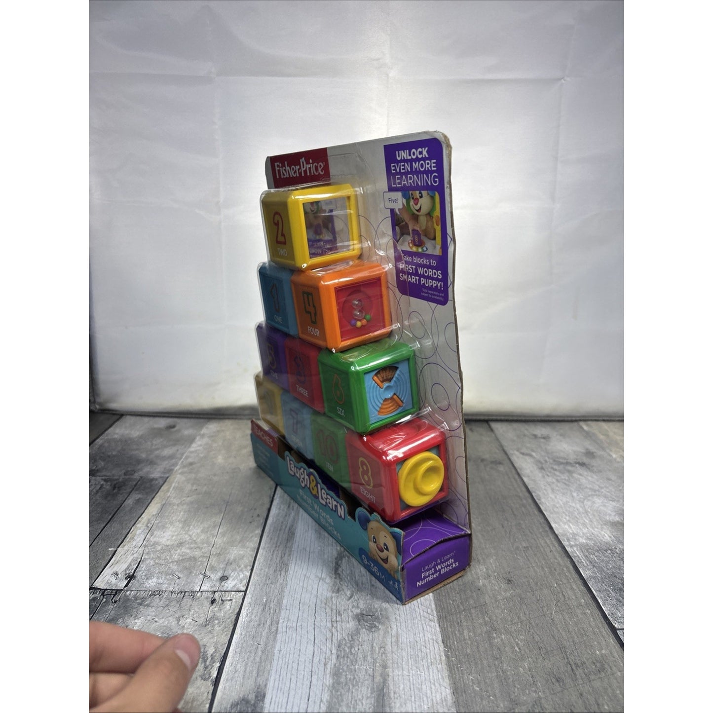 Fisher Price Laugh & Learn First Word Number Blocks - New