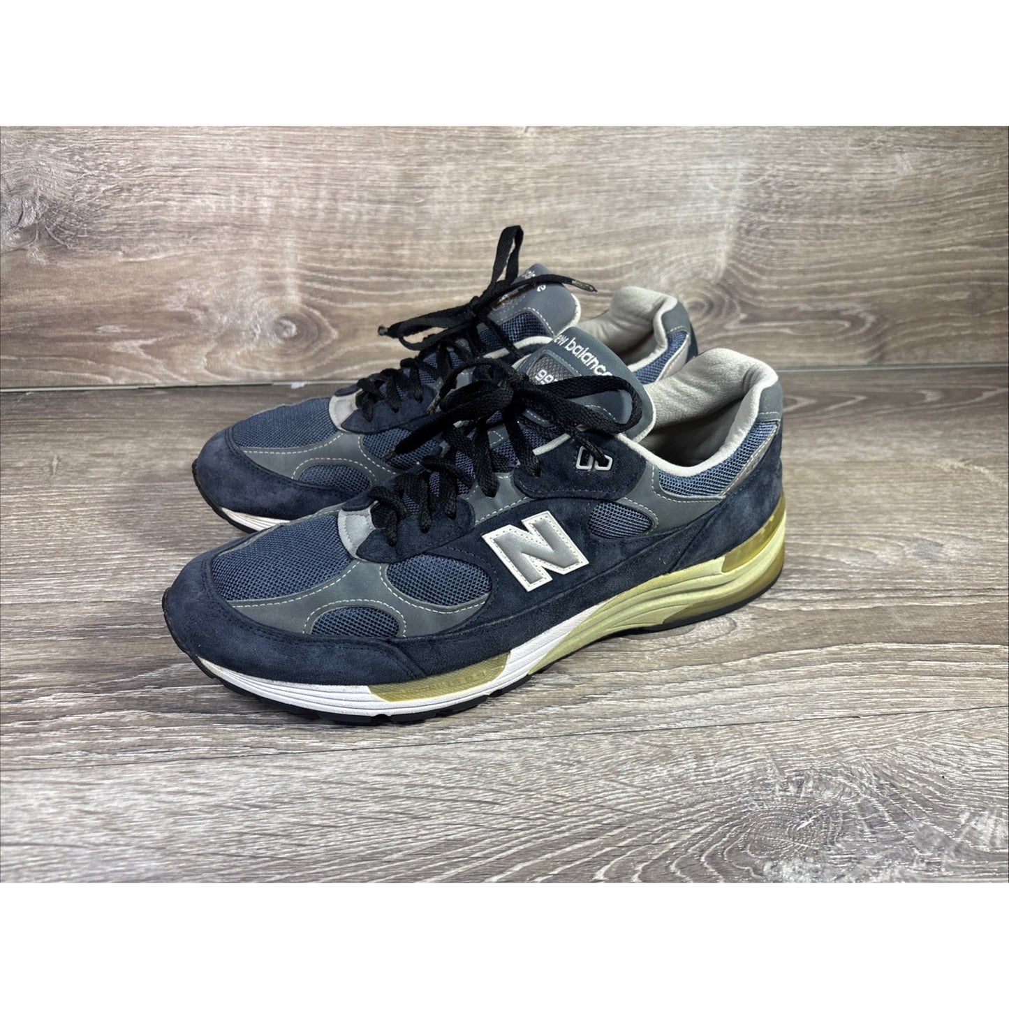 New Balance 992 Made in USA Navy Grey Size 12