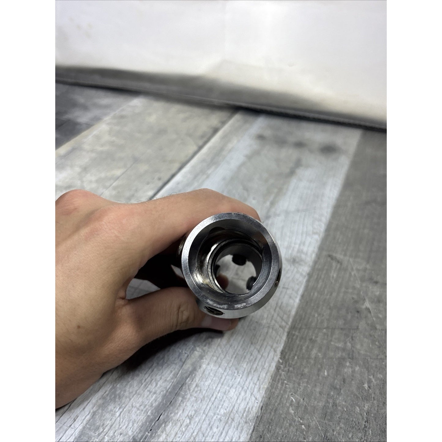 TiMed A-805 Titanium Sliding Tube Clamp Adapter with Pyramid Receiver Combo