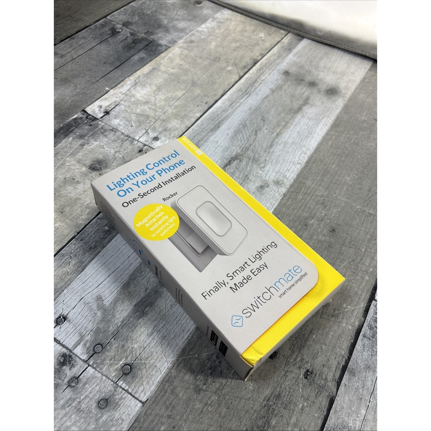 Smart Light Switch, Switchmate, RSM001W for Rocker Style, Phone Control - Sealed