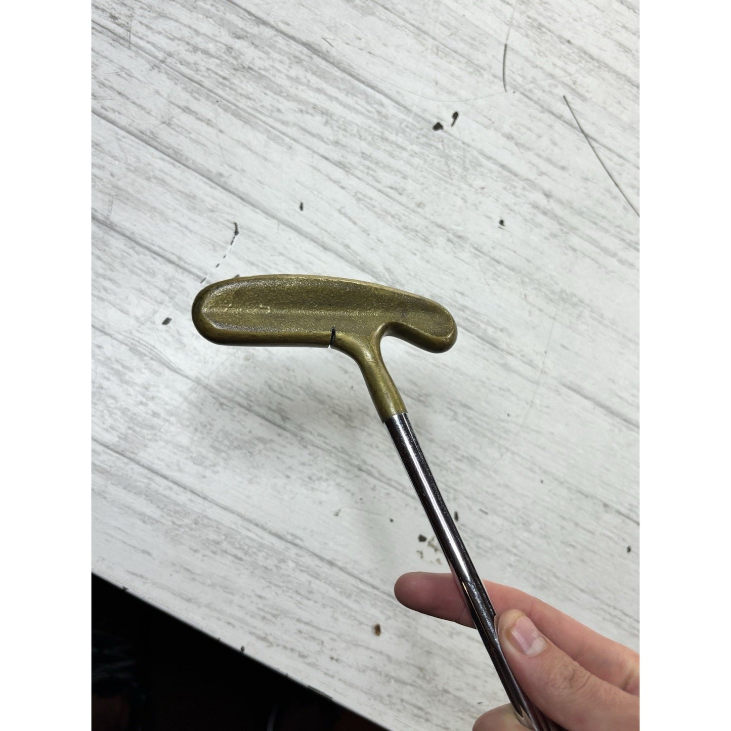 Titleist Acushnet Bullseye Standard Putter 35" Brass Blade | Original Grip