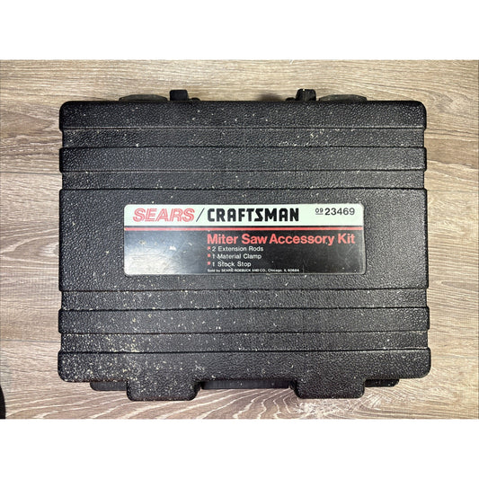 Sears Craftsman Miter Saw Extension & Clamp Kit #0923469 No Blade Vtg. T2519