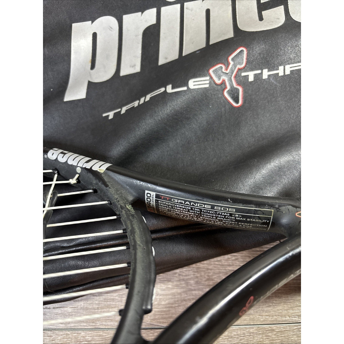 Prince Triple Threat TT Grande Tungsten Tennis Racquet Super Oversize 130