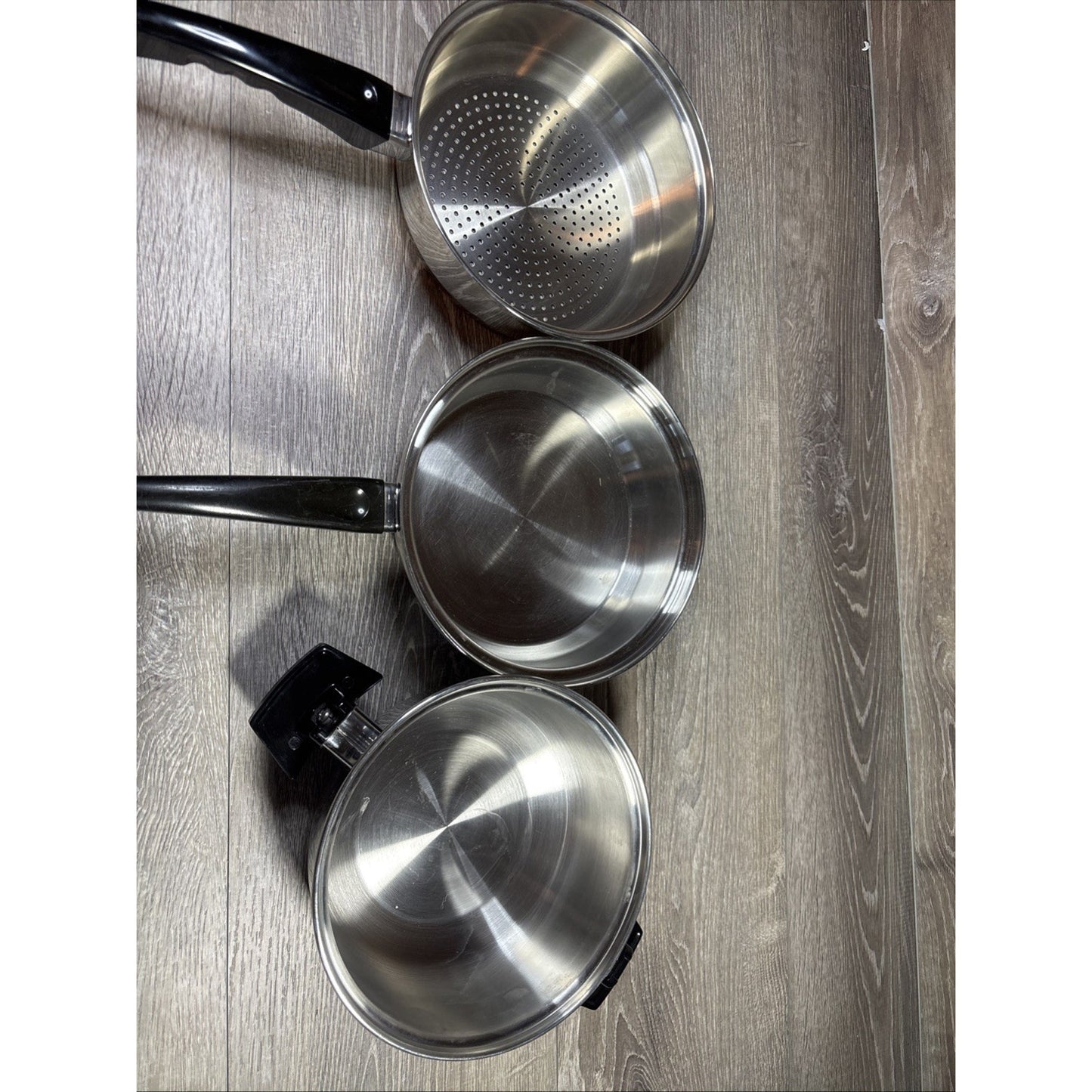 Kitchen Craft by West Bend Waterless Cookware Pot Set w/ Steamer Insert
