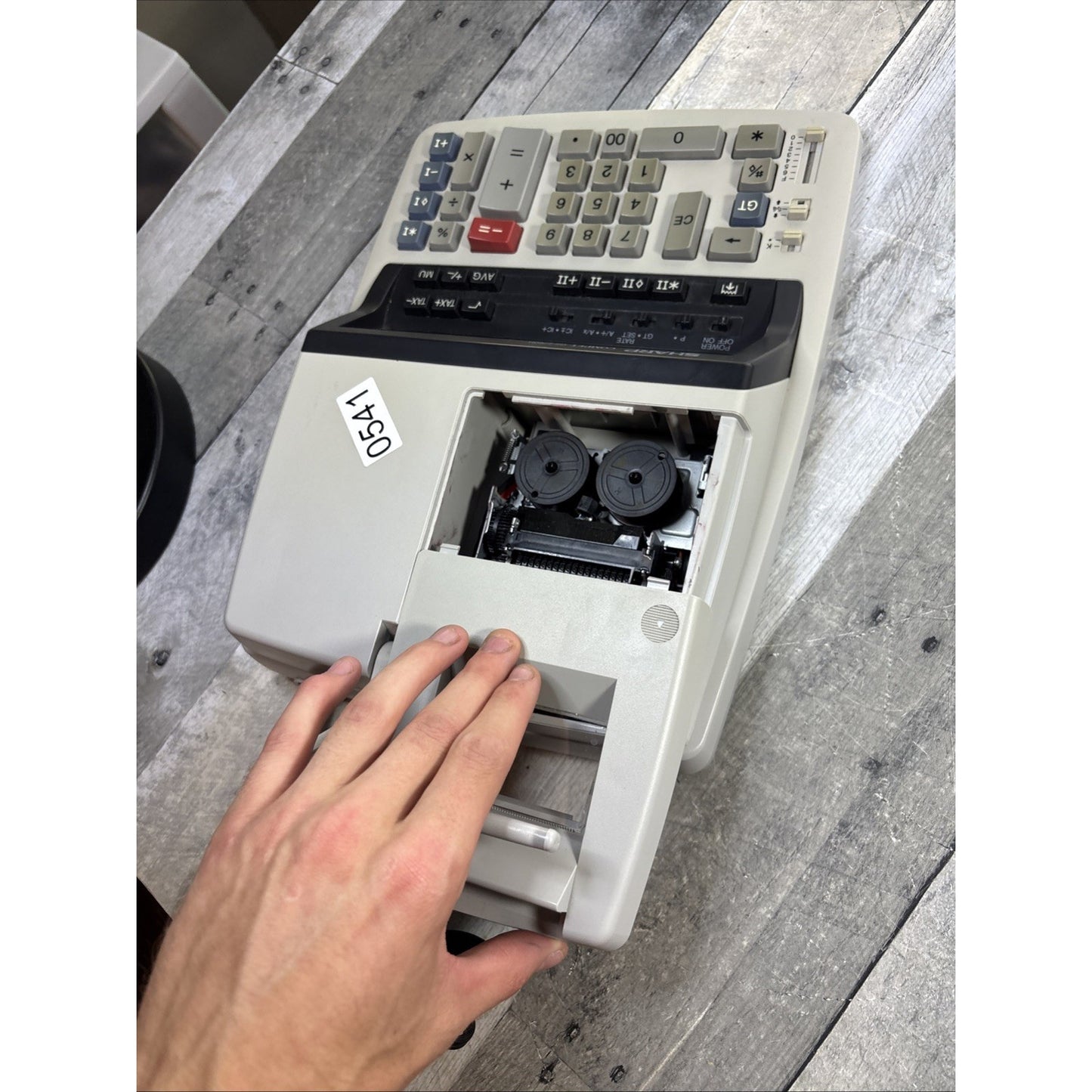 Sharp Compet QS-2760H Printing Calculator Desktop Adding Machine Tested