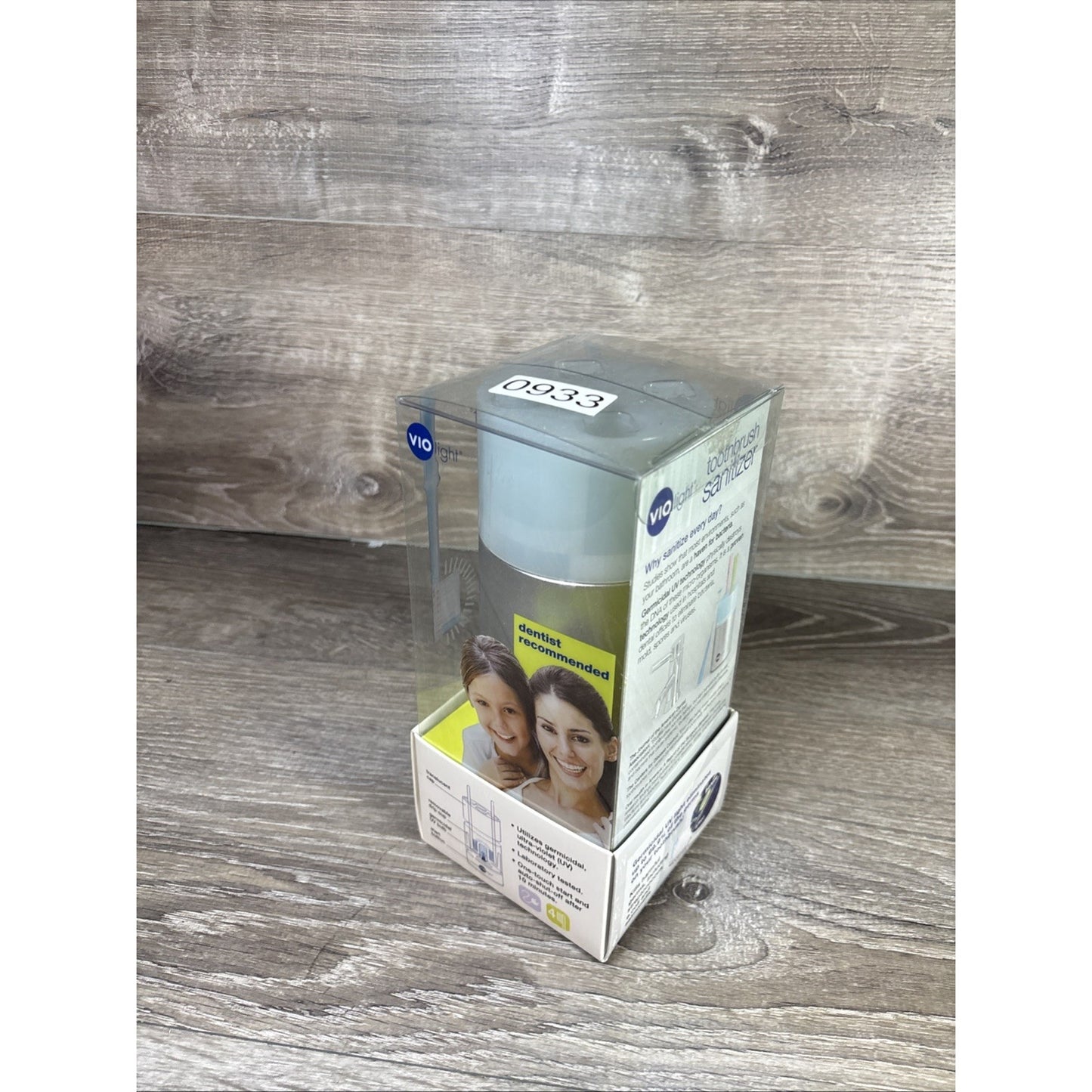 NIB Violight Toothbrush Sanitizer VIO100 Multi Toothbrush UV Sanitizer OralB +