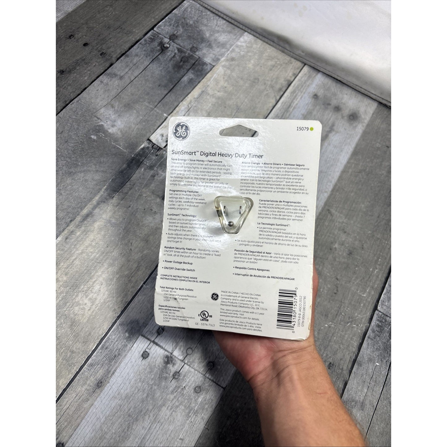GE General Electric SunSmart Digital Timer NIB New Indoor Plug In Energy Saver